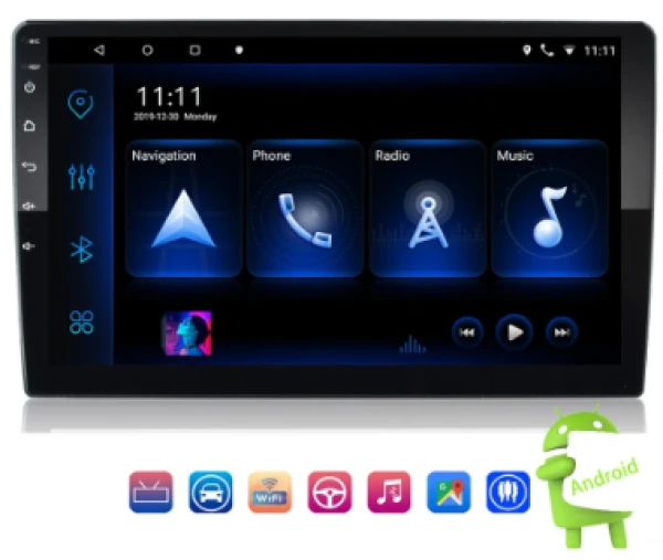 9" Car Stereo Double Din Car Play Android Auto Touchscreen Car Radio with Bluetooth FM Radio Mirror Link